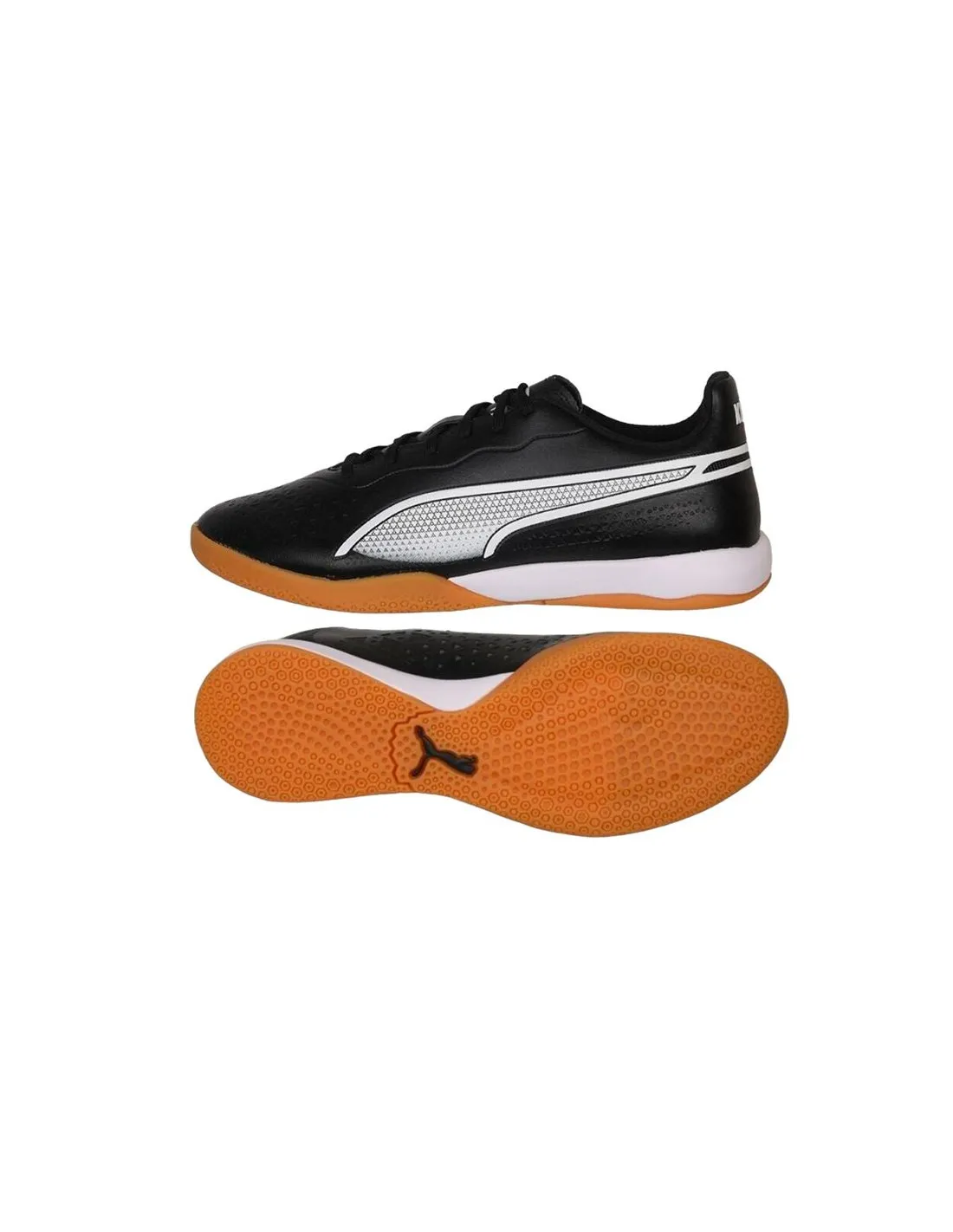 Zapatillas de fútbol sala Puma KING MATCH T Negro/Blanco