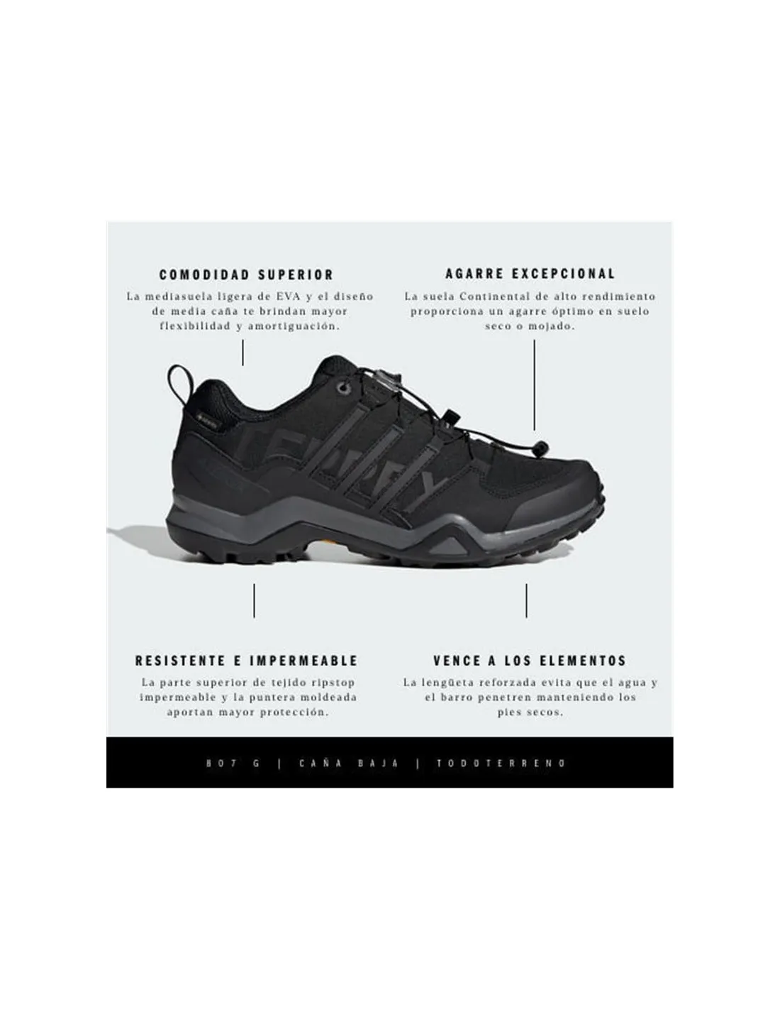 Zapatillas de Montaña adidas Terrex Swift R2 Gtx Hombre