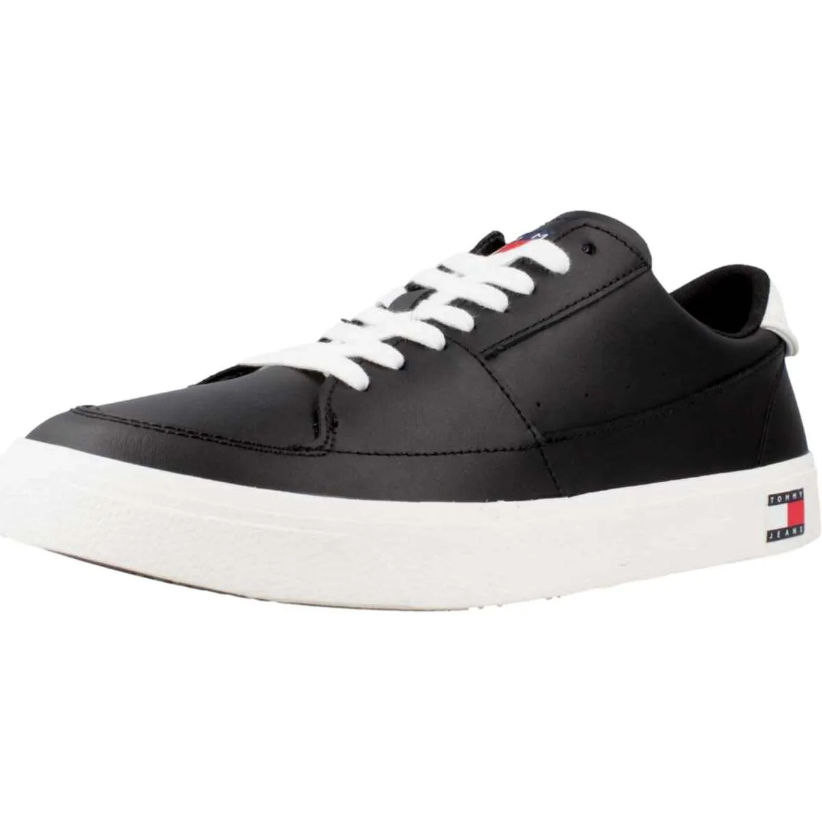ZAPATILLAS DE PIEL CON PARCHE ESSENTIAL  EM0EM01398