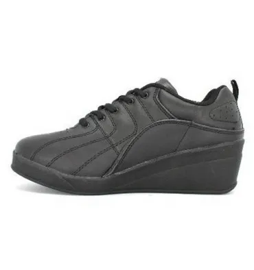 Zapatillas deporte con cuña Kelme en negro