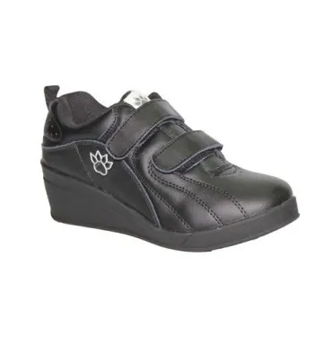 Zapatillas deporte con cuña velcro Kelme en negro