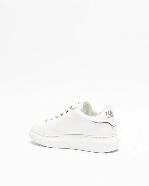 Zapatillas Karl Lagerfeld Kapri Metal Maison Glitter Blanco