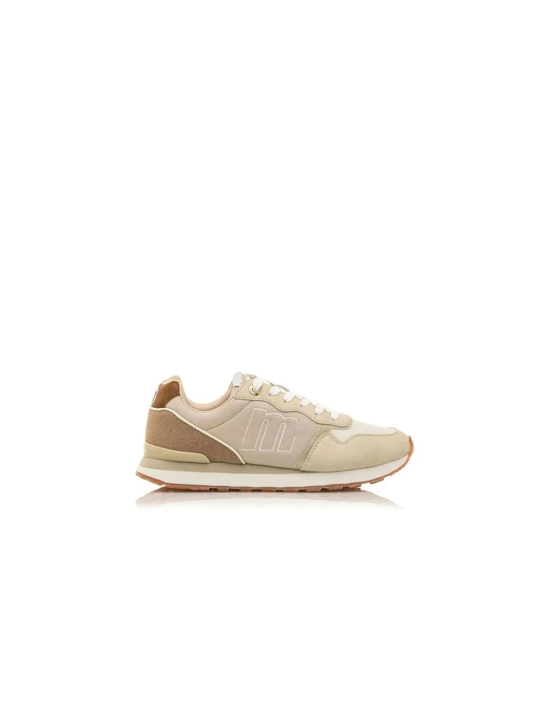 Zapatillas Mustang Joggo Naidos Beige Mujer
