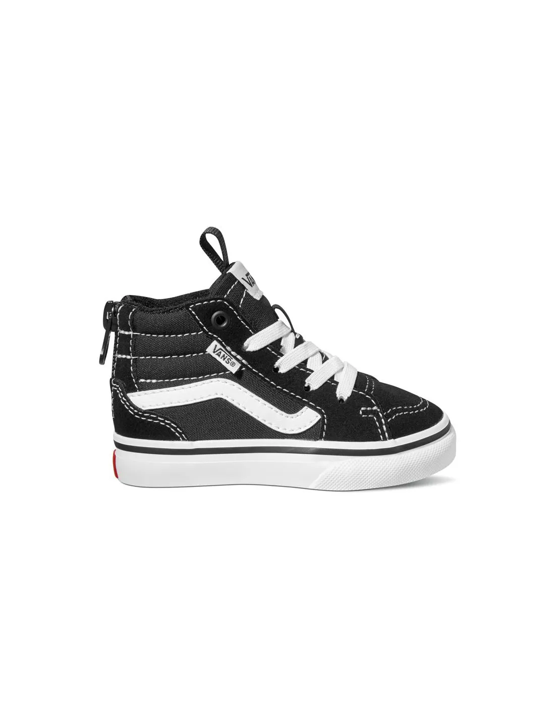 Zapatillas Vans Filmore Hi Zip TD Suede Canvas Black
