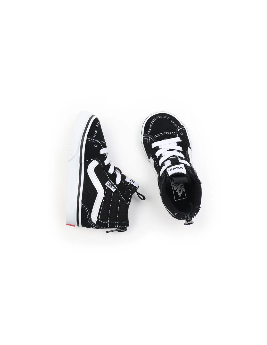 Zapatillas Vans Filmore Hi Zip TD Suede Canvas Black