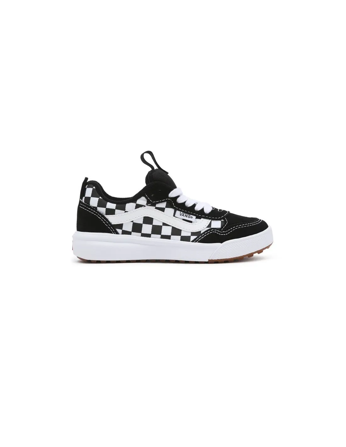 Zapatillas Vans Yt Range Exp (Checkerboard) Negro Niño