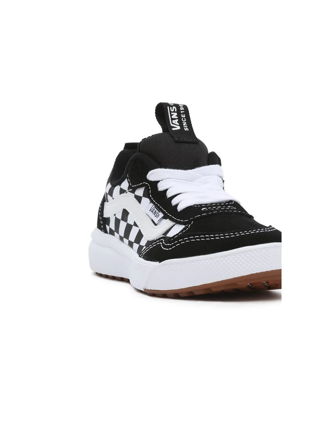 Zapatillas Vans Yt Range Exp (Checkerboard) Negro Niño