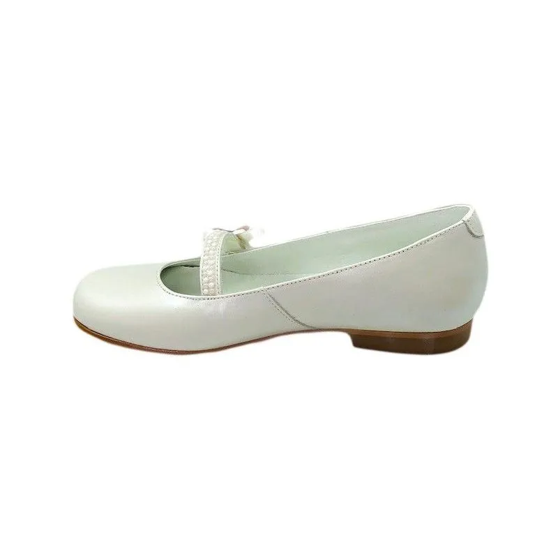 Zapato de comunion niña con flores