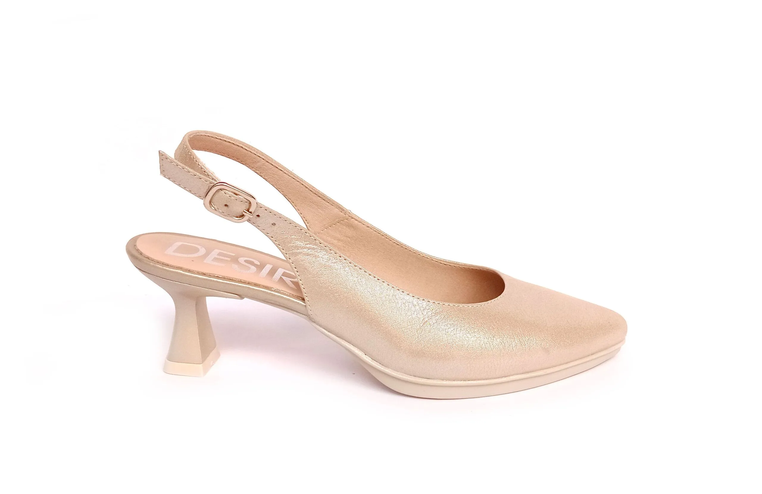 Zapatos de salón destalonados Desireé Shoes MAIA28 Astana champán