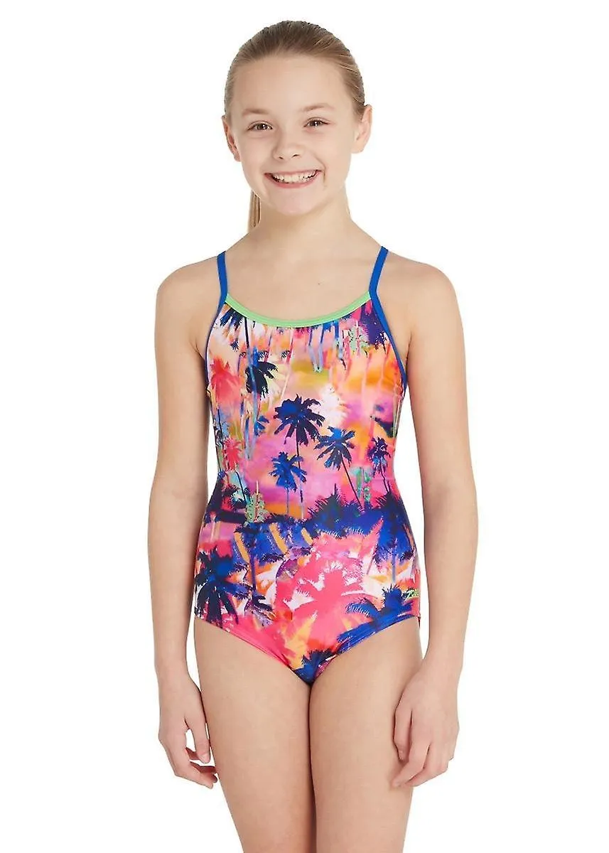 ZOGGS SUNSET STARBACK SWIMSUIT  GIRLS