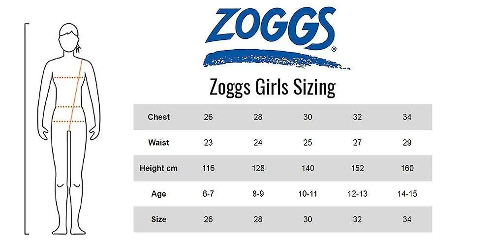 ZOGGS SUNSET STARBACK SWIMSUIT  GIRLS