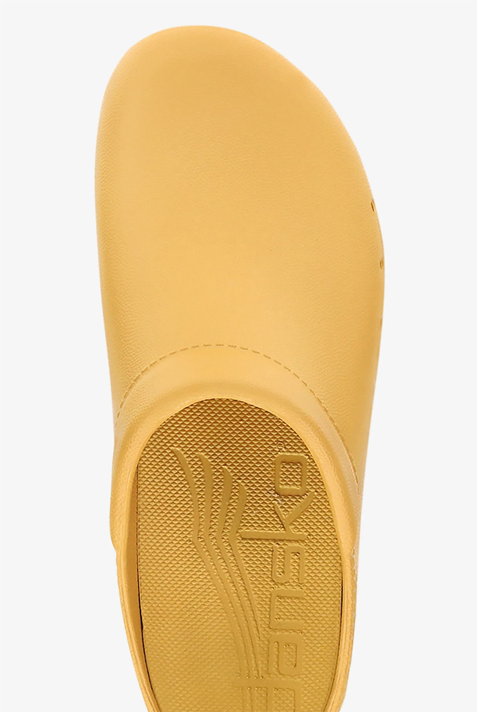Zuecos Dansko Kane Mustard Molded con talón abierto para mujer